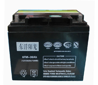 【东洋阳光 12V38AH 密封免维护铅酸蓄电池 品牌代理 三年质保】价格,厂家,图片,蓄电池/电瓶,杭州赛朗科技-